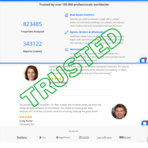 Investment property analysis software | Deal check | Real estate  Property leasing software