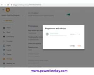 blogger access control step4