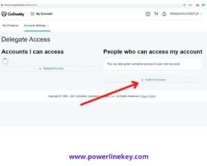 go daddy user access control step3