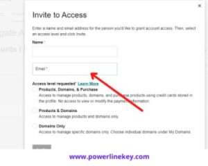 go daddy user access control step4