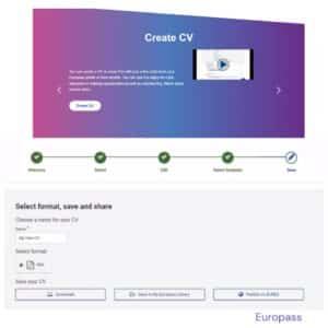 make a european standard cv-guideline format by europass explained by powerlinekey