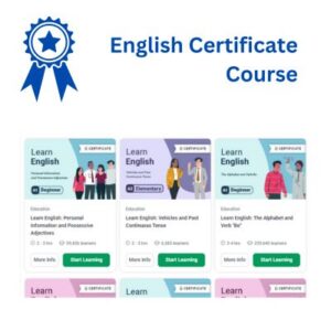Learn English Online Free and Get your International standard Certificate