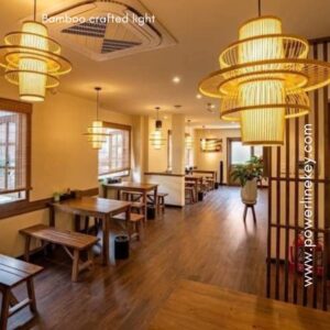 Bamboo Hand Crafted Design Light-01 | B2B- Export- Wholesale