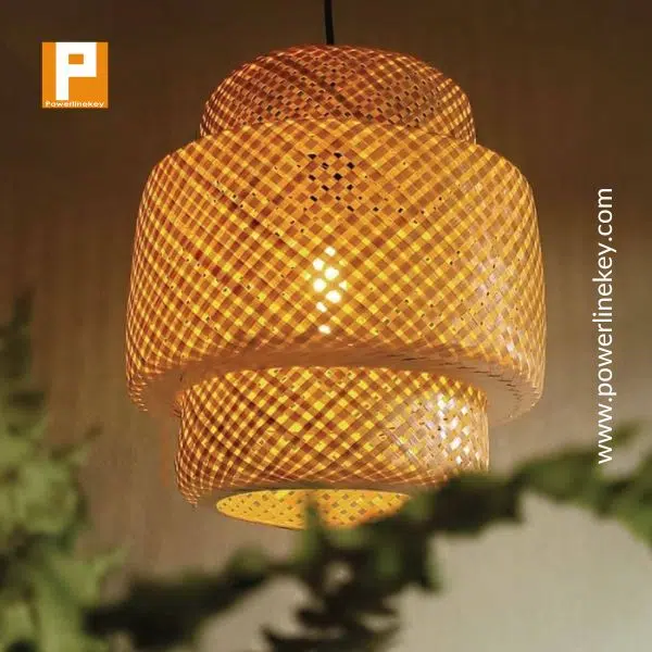 Bamboo Hand Crafted Design Light 3 by powerlinekey
