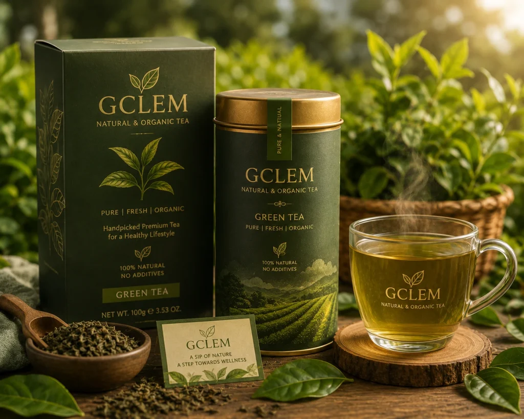 gclem organic tea Custom Design Manufacturing | Export | B2B Deals About Us